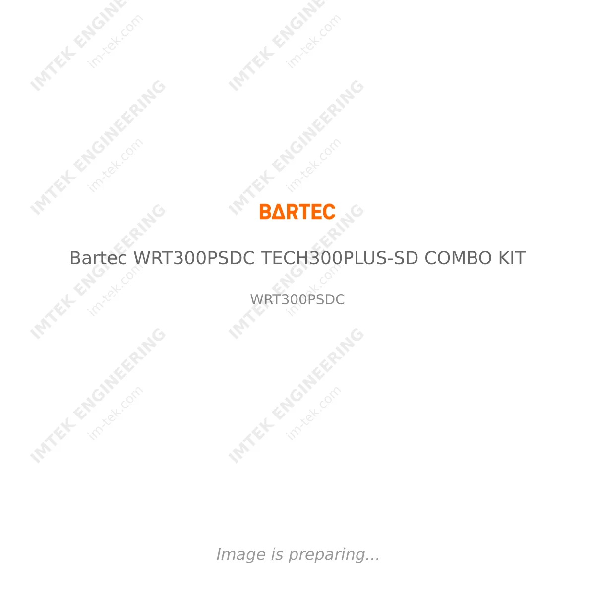 Bartec Bartec WRT300PSDC TECH300PLUS-SD COMBO KIT - WRT300PSDC