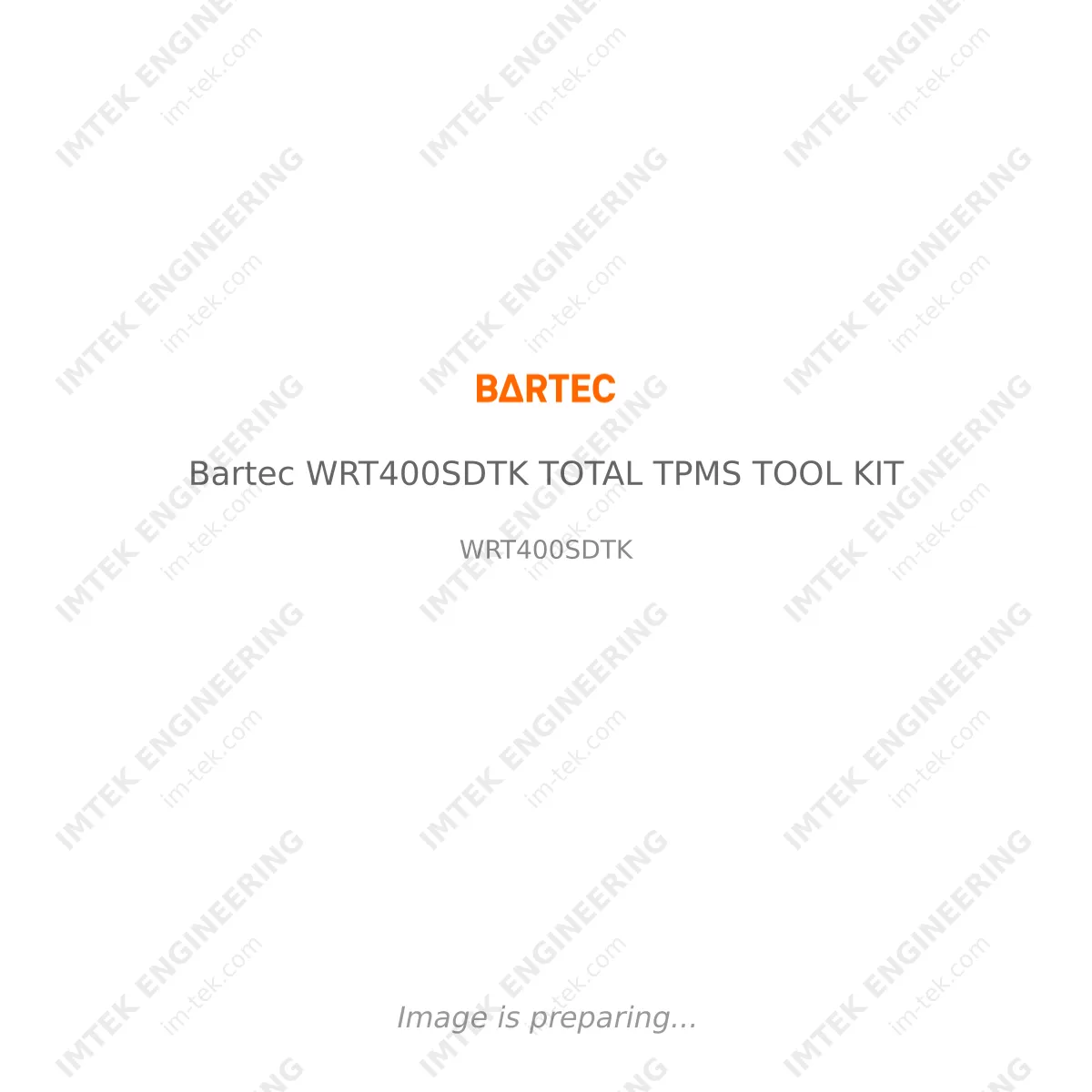 Bartec Bartec WRT400SDTK TOTAL TPMS TOOL KIT - WRT400SDTK