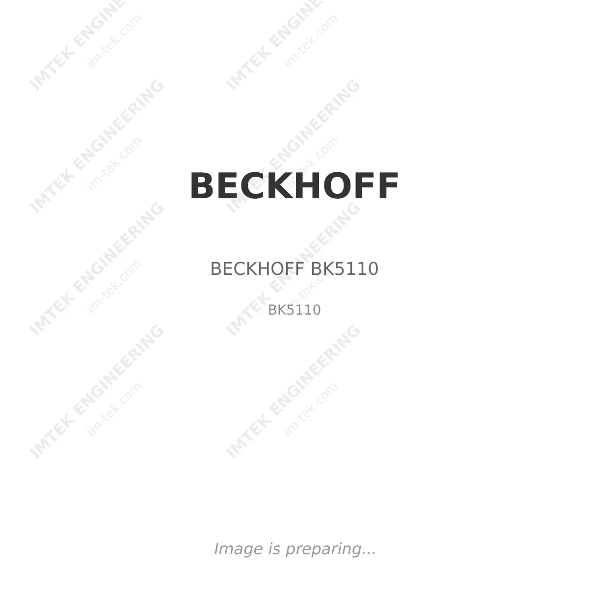 BECKHOFF BECKHOFF BK5110 - BK5110