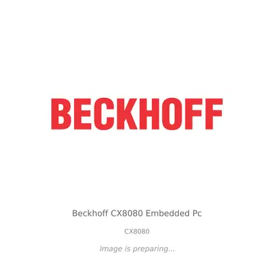 Beckhoff Beckhoff CX8080 Embedded Pc - CX8080