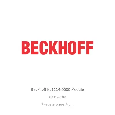 Beckhoff Beckhoff KL1114-0000 Module - KL1114-0000 thumbnail 1