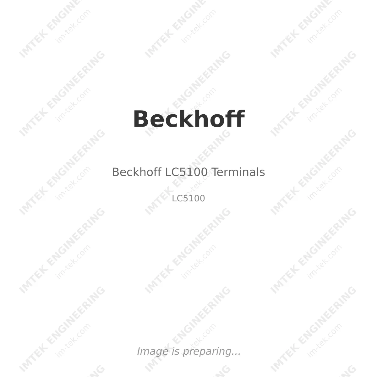 Beckhoff Beckhoff LC5100 Terminals - LC5100