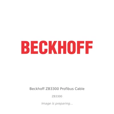 Beckhoff Beckhoff ZB3300 Profibus Cable - ZB3300