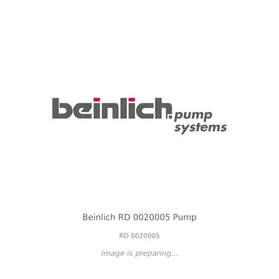 Beinlich Beinlich RD 0020005 Pump - RD 0020005