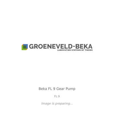 Beka Beka FL 9 Gear Pump - FL 9