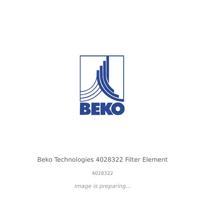 Beko Technologies Beko Technologies 4028322 Filter Element - 4028322 thumbnail 1