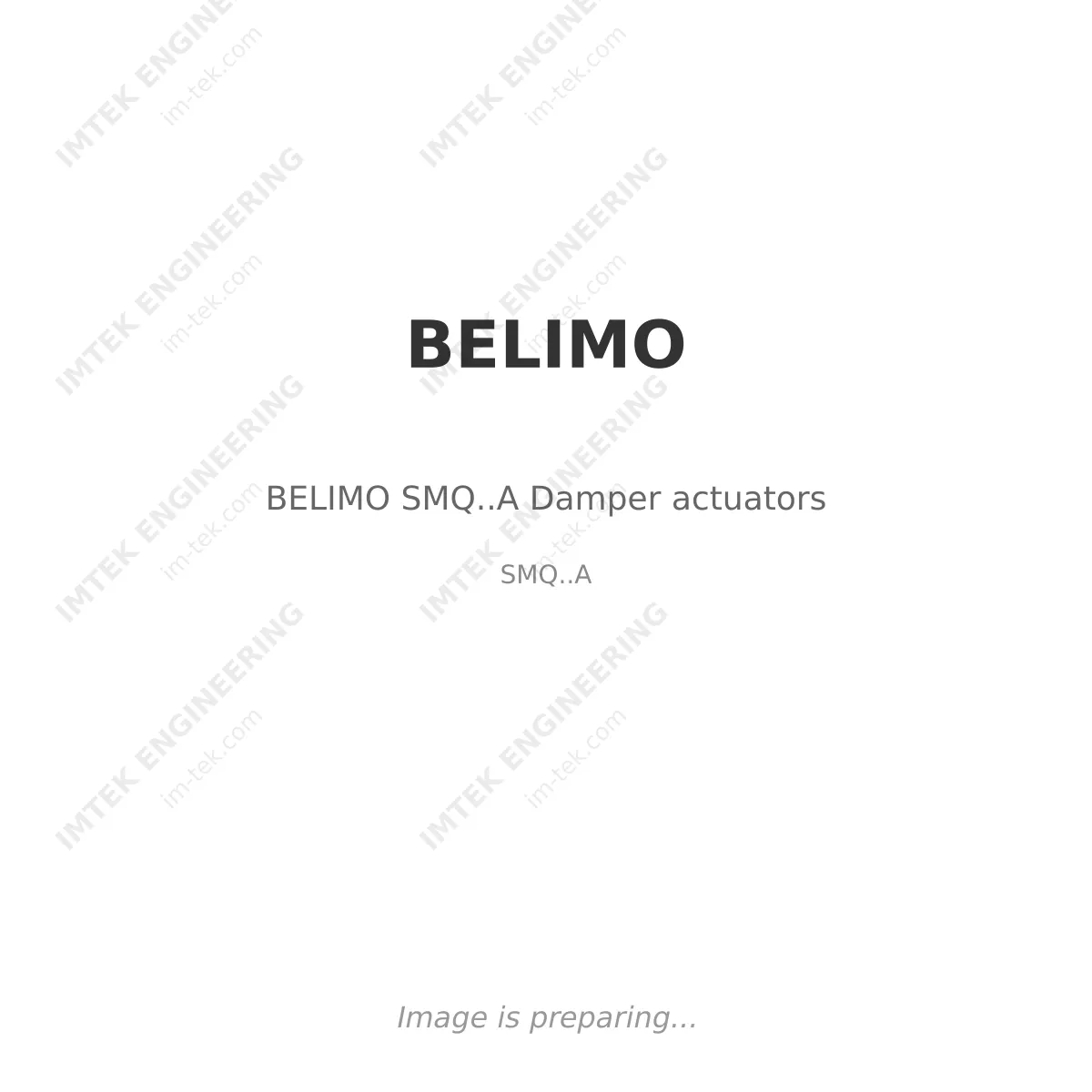BELIMO BELIMO SMQ..A Damper actuators - SMQ..A