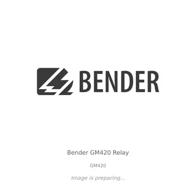 Bender Bender GM420 Relay - GM420