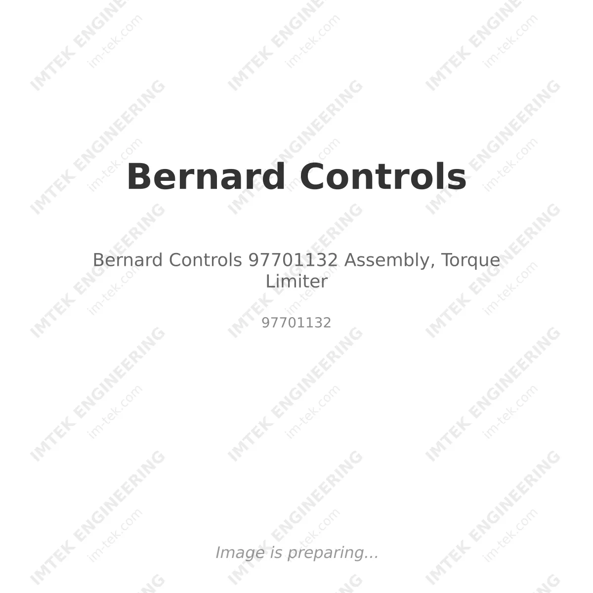 Bernard Controls Bernard Controls 97701132 Assembly, Torque Limiter - 97701132