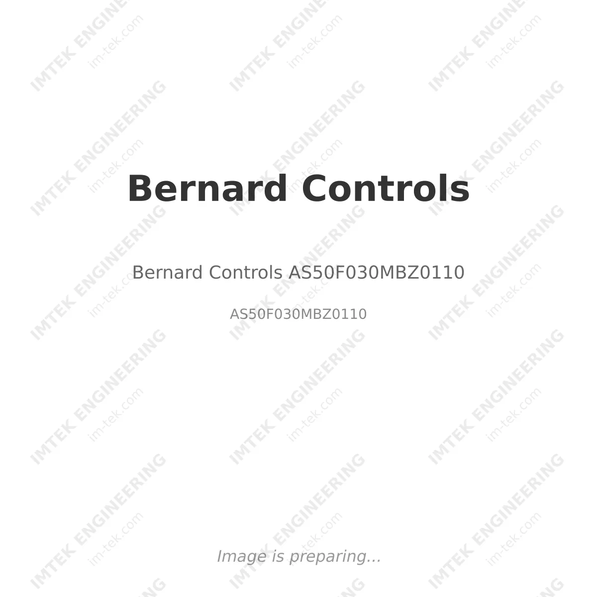 Bernard Controls Bernard Controls AS50F030MBZ0110 - AS50F030MBZ0110