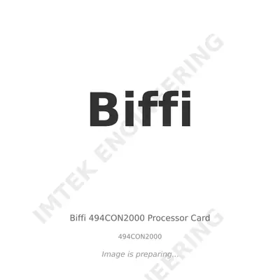 Biffi Biffi 494CON2000 Processor Card - 494CON2000