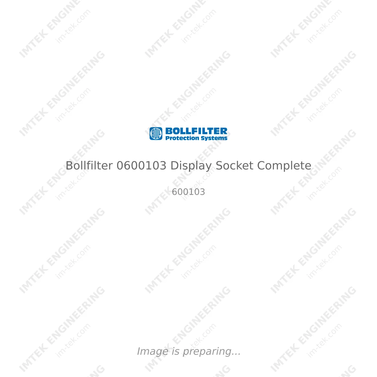 Bollfilter Bollfilter 0600103 Display Socket Complete - 600103