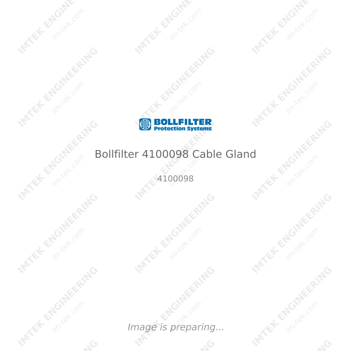Bollfilter Bollfilter 4100098 Cable Gland - 4100098