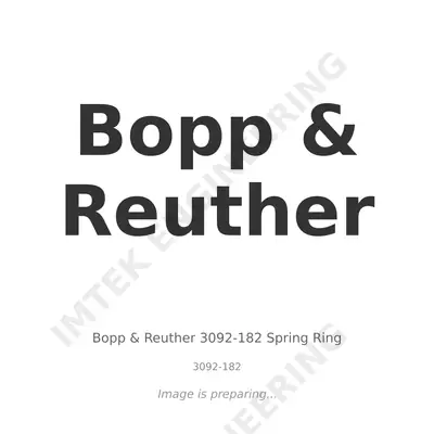 Bopp & Reuther Bopp & Reuther 3092-182 Spring Ring - 3092-182