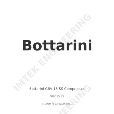 Bottarini Bottarini GBV 15 SS Compressor - GBV 15 SS thumbnail 1