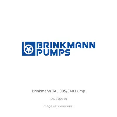 Brinkmann Brinkmann TAL 305/340 Pump - TAL 305/340