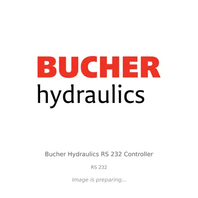 Bucher Hydraulics Bucher Hydraulics RS 232 Controller - RS 232