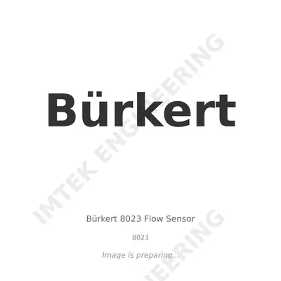 Bürkert Bürkert 8023 Flow Sensor - 8023