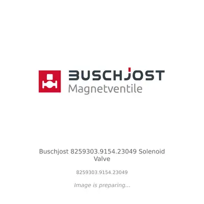 Buschjost Buschjost 8259303.9154.23049 Solenoid Valve - 8259303.9154.23049
