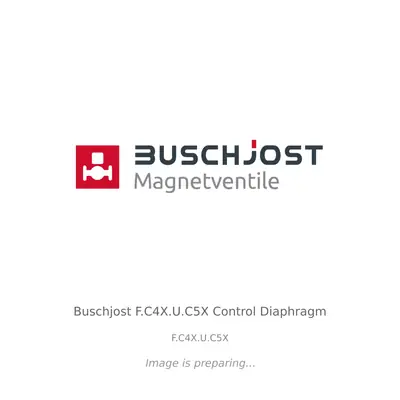 Buschjost Buschjost F.C4X.U.C5X Control Diaphragm - F.C4X.U.C5X