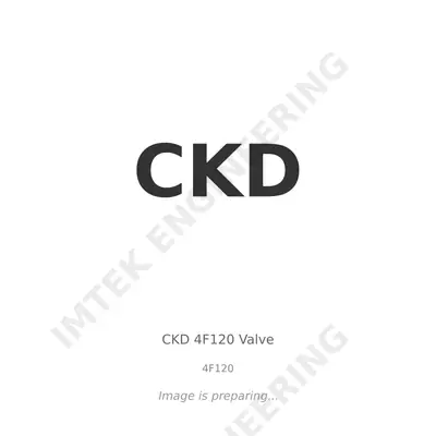 CKD CKD 4F120 Valve - 4F120