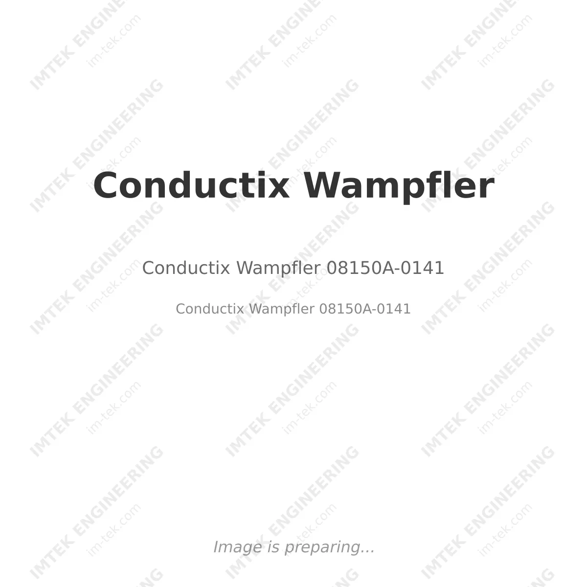 Conductix Wampfler Conductix Wampfler 08150A-0141 - Conductix Wampfler 08150A-0141