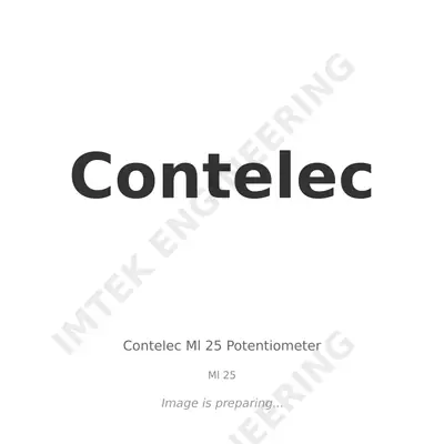Contelec Contelec Ml 25 Potentiometer - Ml 25 thumbnail 1