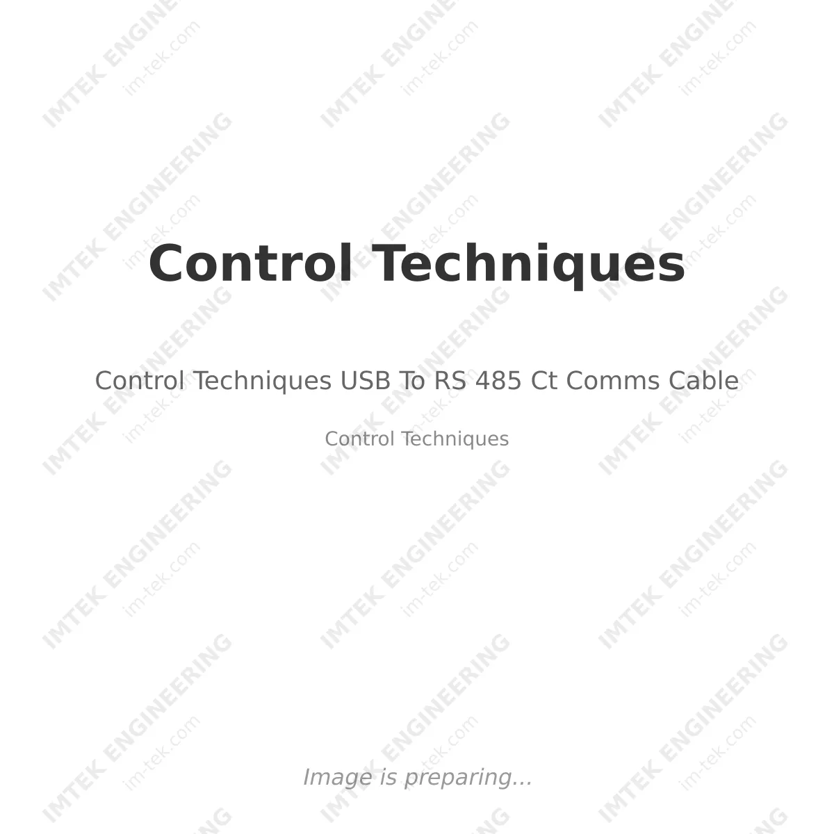 Control Techniques Control Techniques USB To RS 485 Ct Comms Cable - Control Techniques