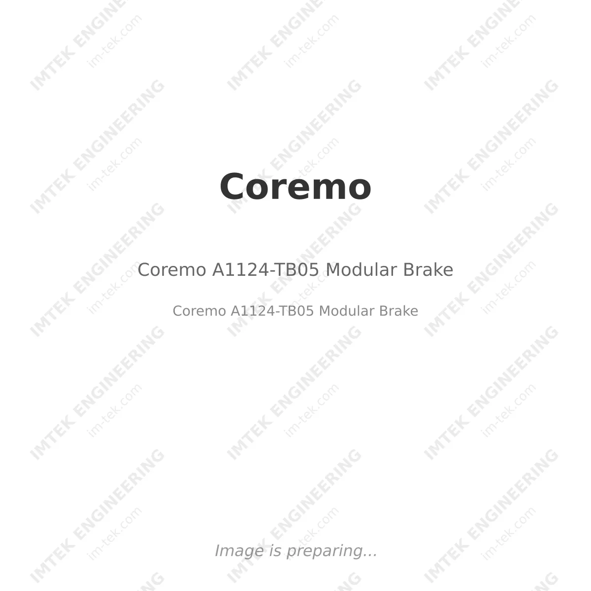 Coremo Coremo A1124-TB05 Modular Brake - Coremo  A1124-TB05 Modular Brake