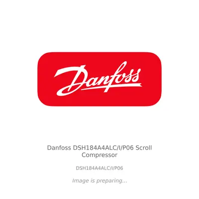Danfoss Danfoss DSH184A4ALC/I/P06 Scroll Compressor - DSH184A4ALC/I/P06
