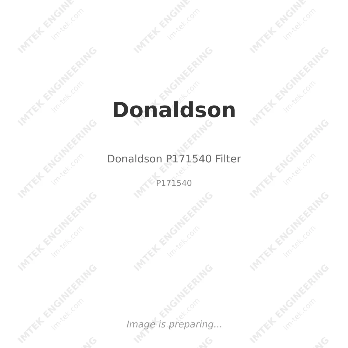 Donaldson Donaldson P171540 Filter - P171540