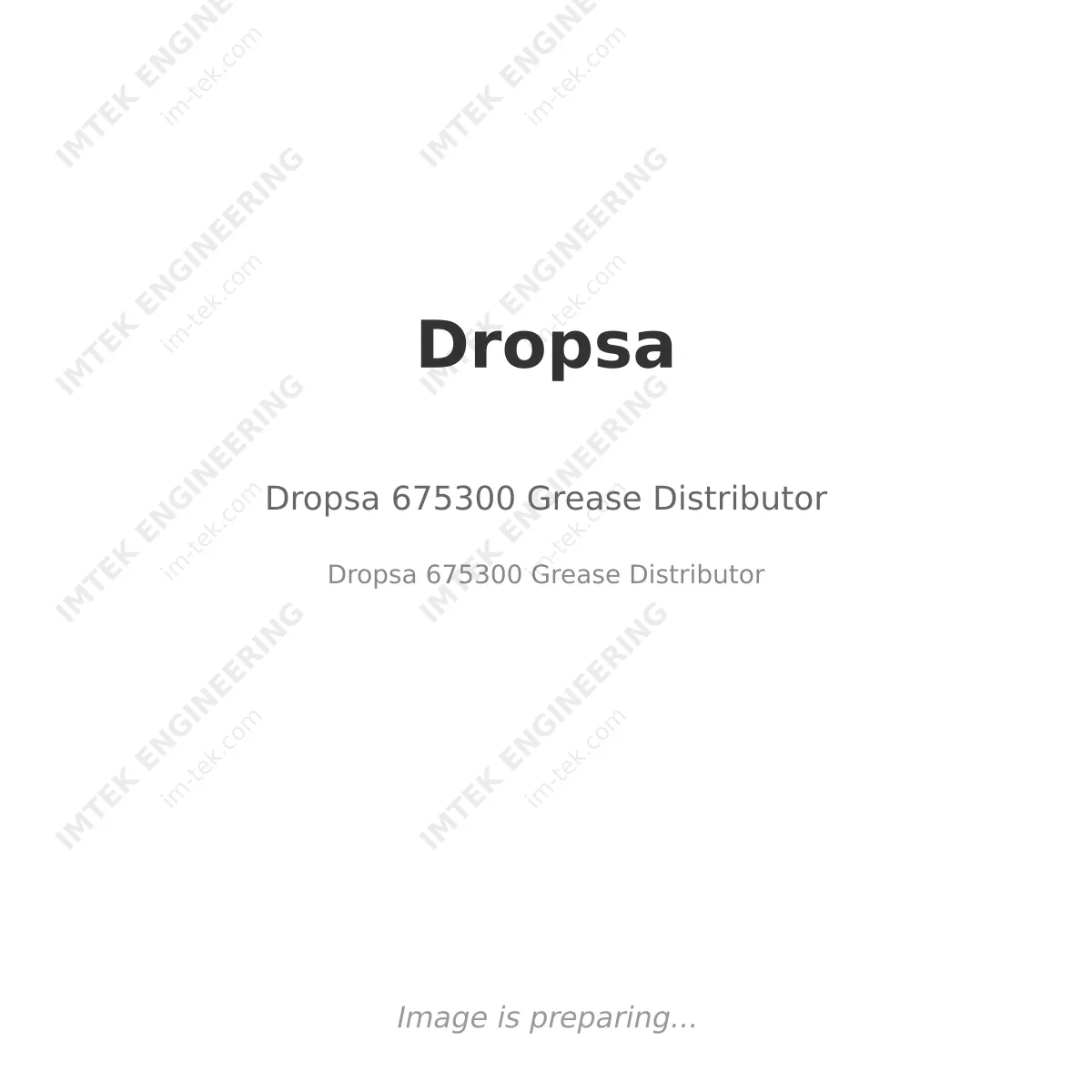 Dropsa Dropsa 675300 Grease Distributor - Dropsa 675300 Grease Distributor