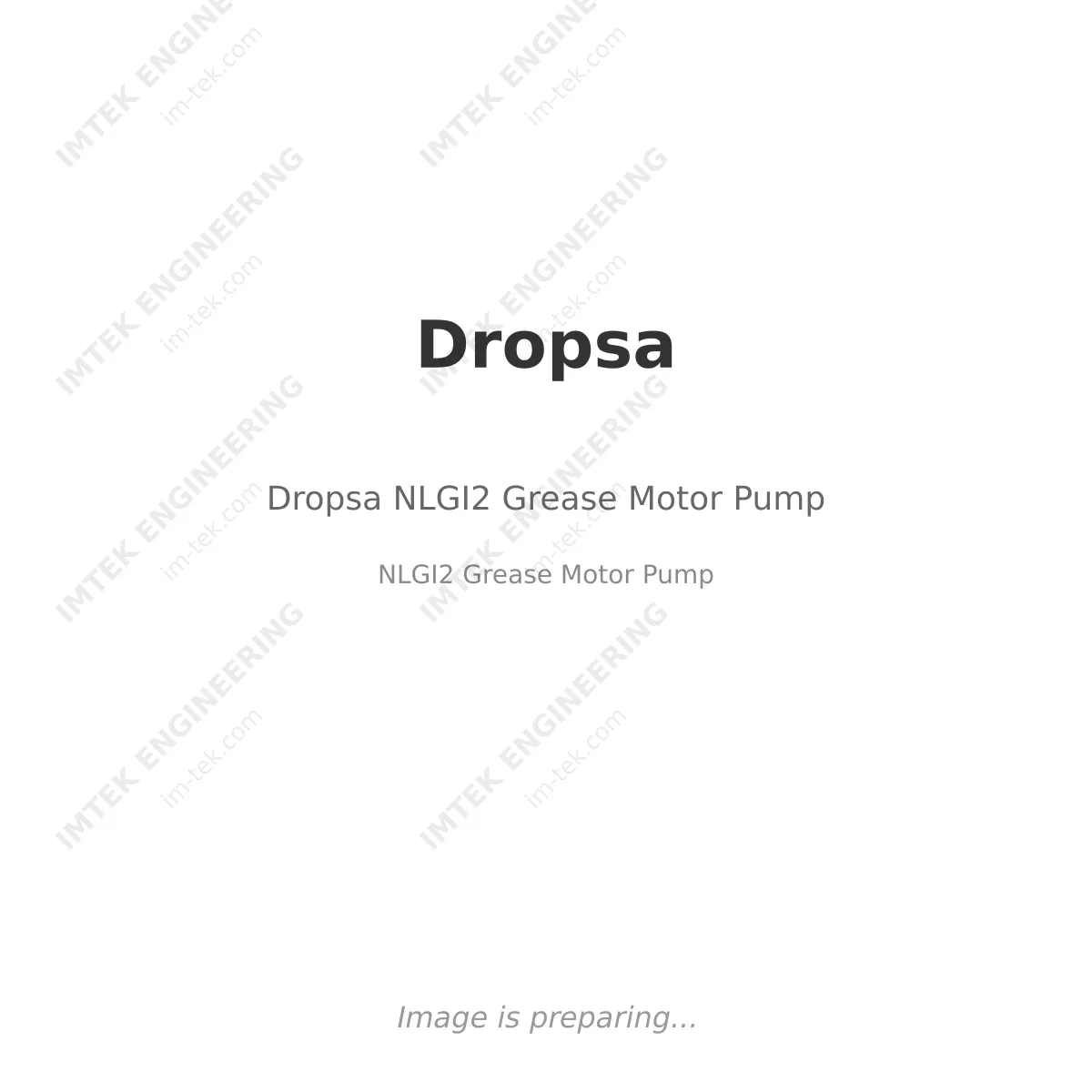 Dropsa Dropsa NLGI2 Grease Motor Pump - NLGI2 Grease Motor Pump