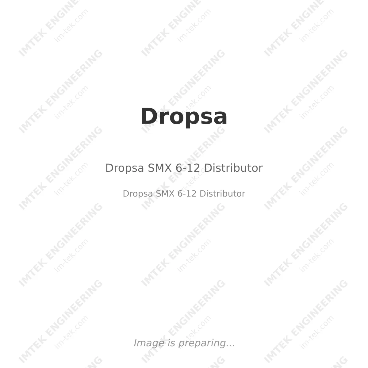 Dropsa Dropsa SMX 6-12 Distributor - Dropsa SMX 6-12 Distributor