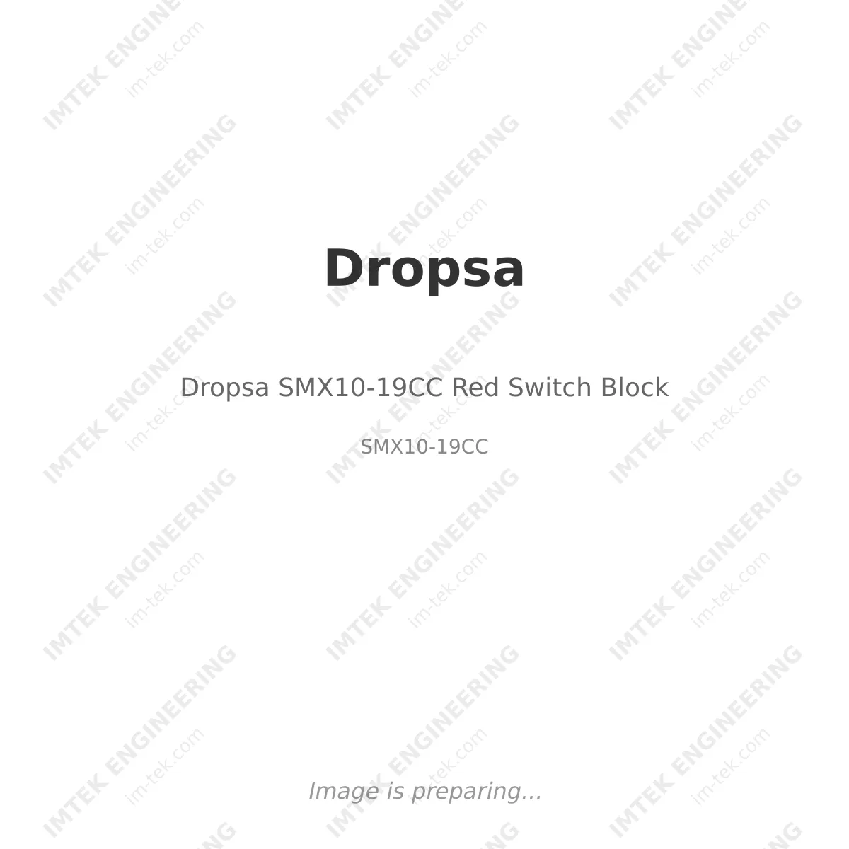 Dropsa Dropsa SMX10-19CC Red Switch Block - SMX10-19CC