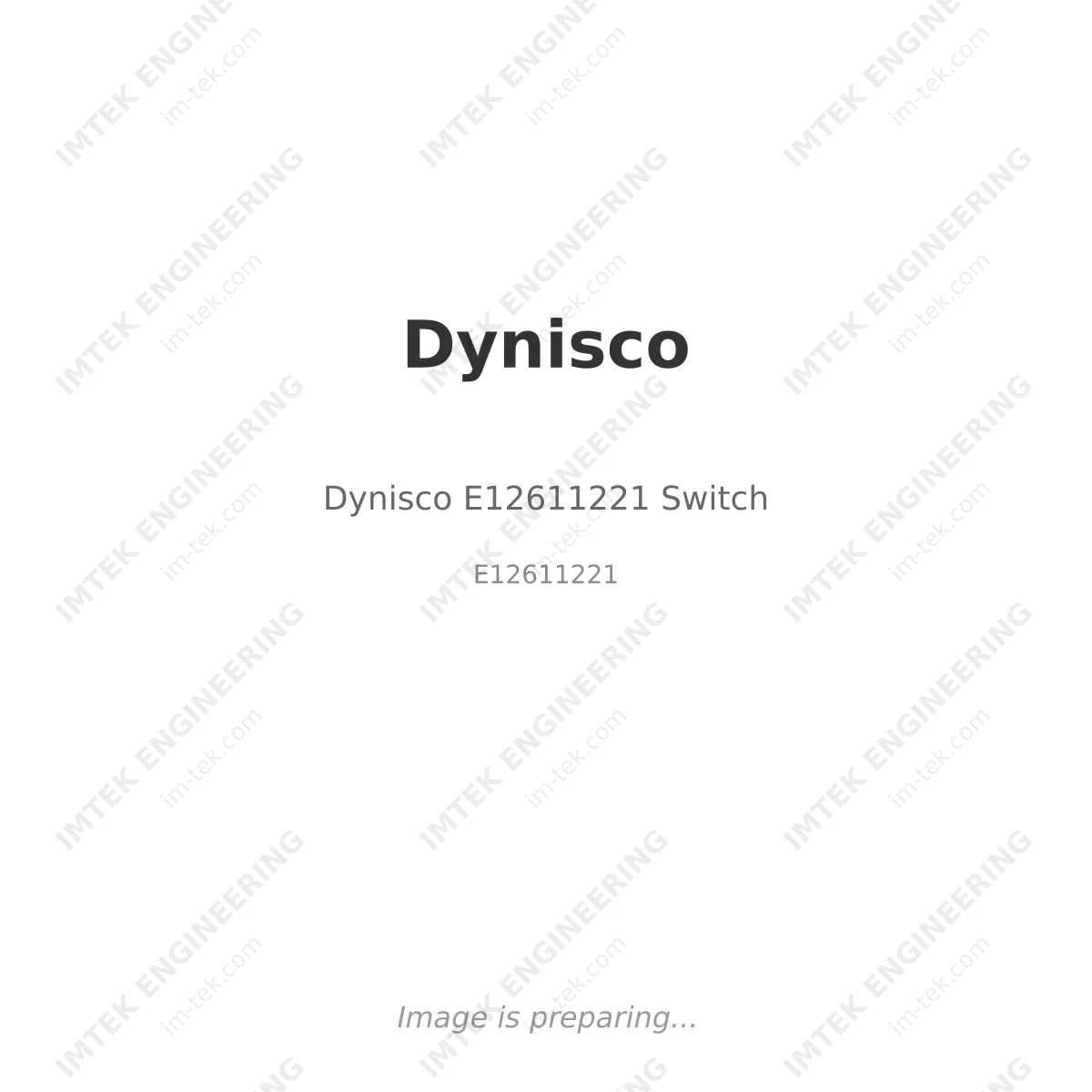 Dynisco Dynisco E12611221 Switch - E12611221