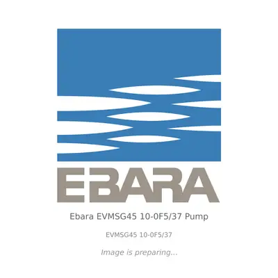 Ebara Ebara EVMSG45 10-0F5/37 Pump - EVMSG45 10-0F5/37 thumbnail 1