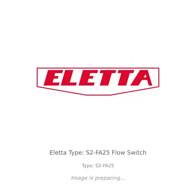 Eletta Eletta Type: S2-FA25 Flow Switch - Type: S2-FA25