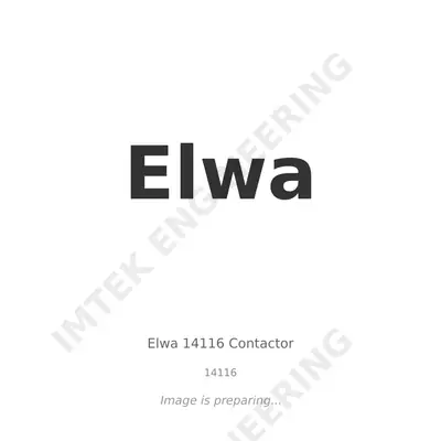 Elwa Elwa 14116 Contactor - 14116