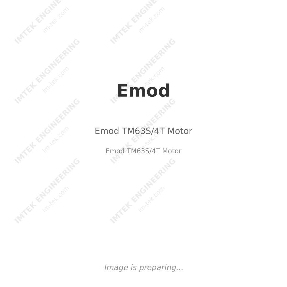 Emod Emod TM63S/4T Motor - Emod TM63S/4T Motor