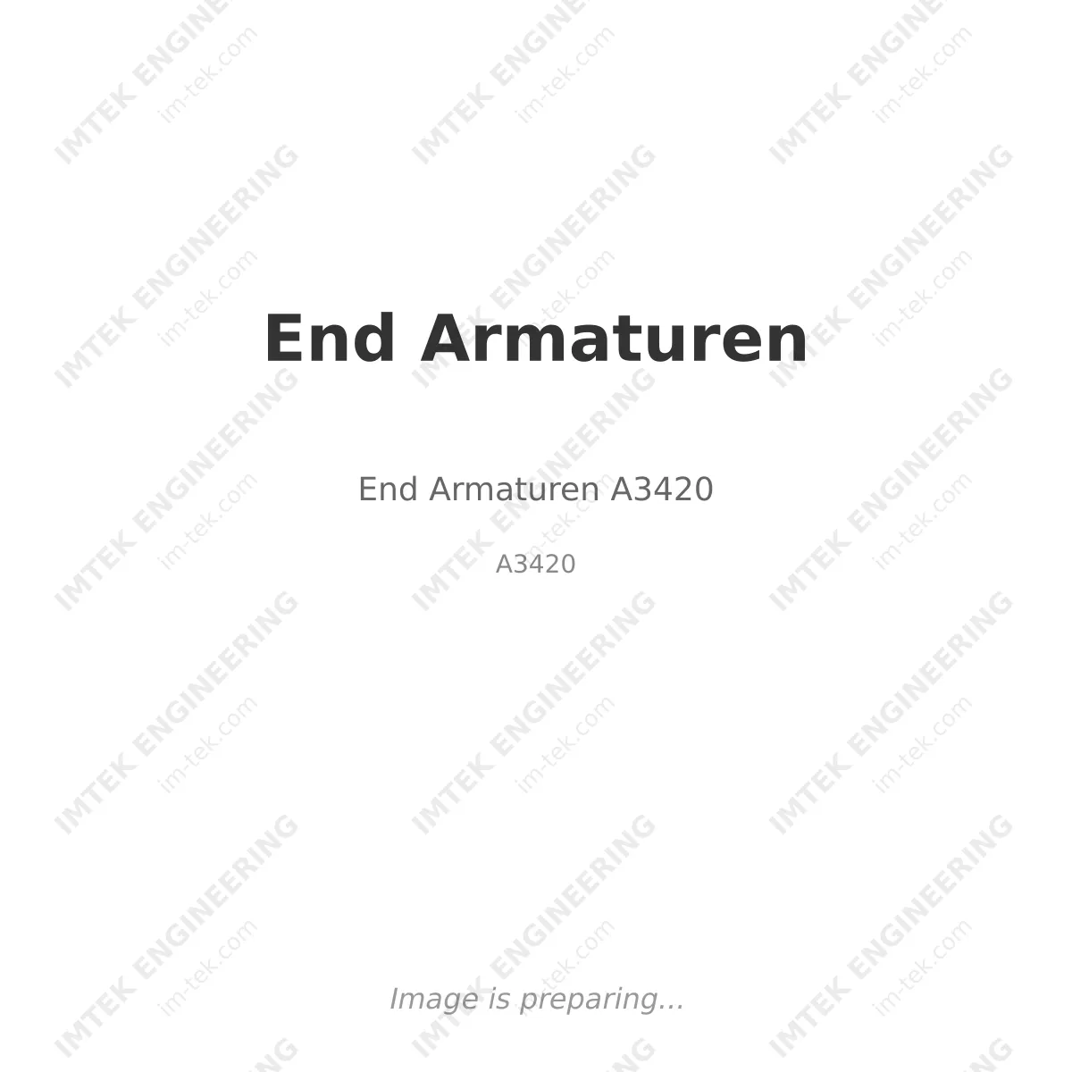 End Armaturen End Armaturen A3420 - A3420