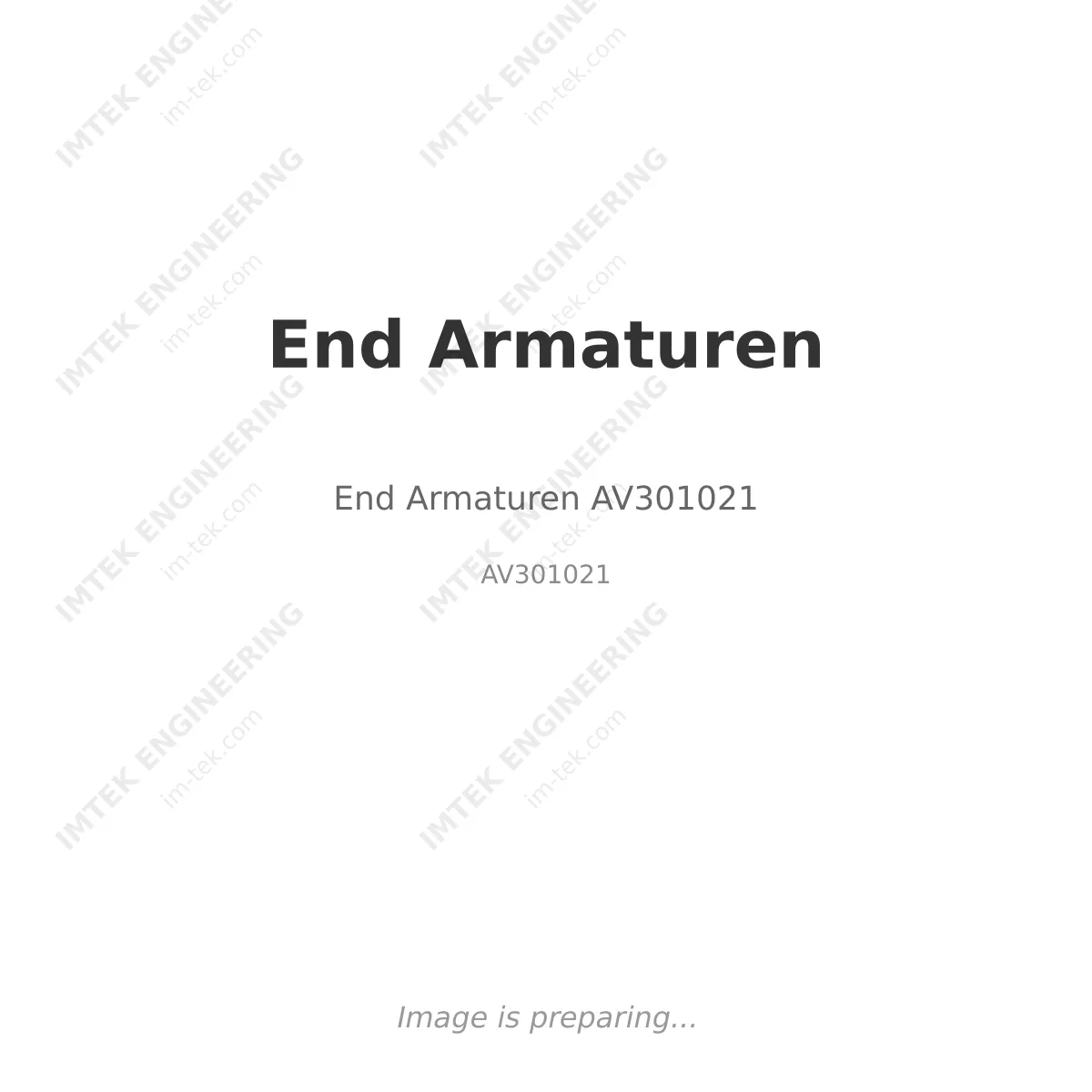 End Armaturen End Armaturen AV301021 - AV301021