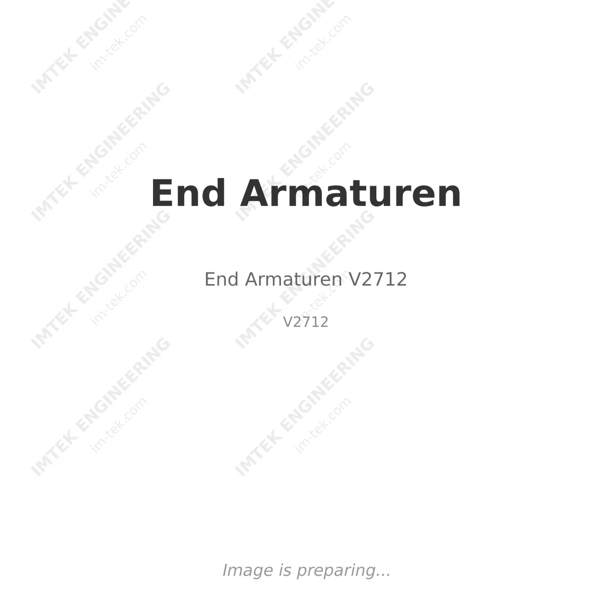 End Armaturen End Armaturen V2712 - V2712