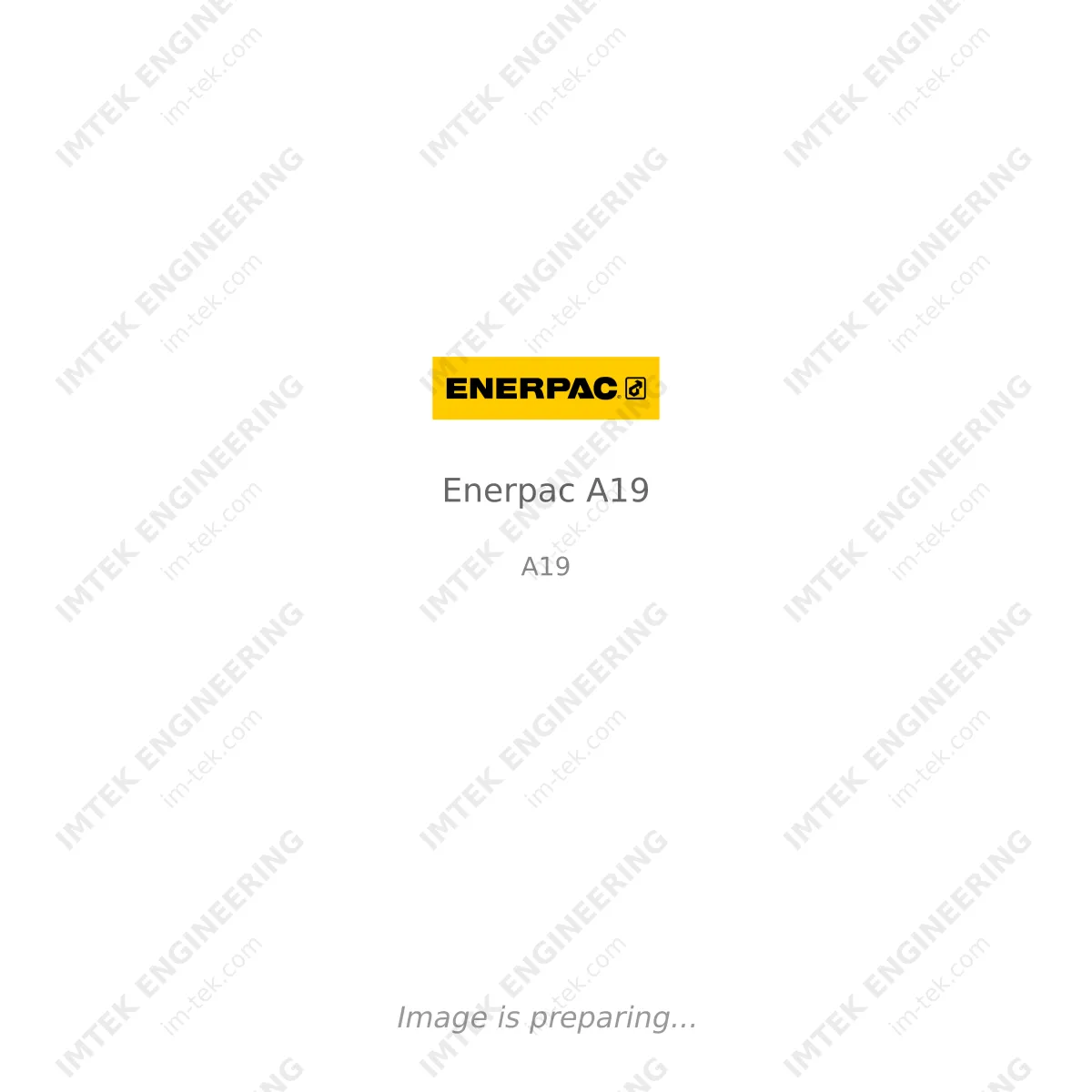 Enerpac Enerpac A19 - A19