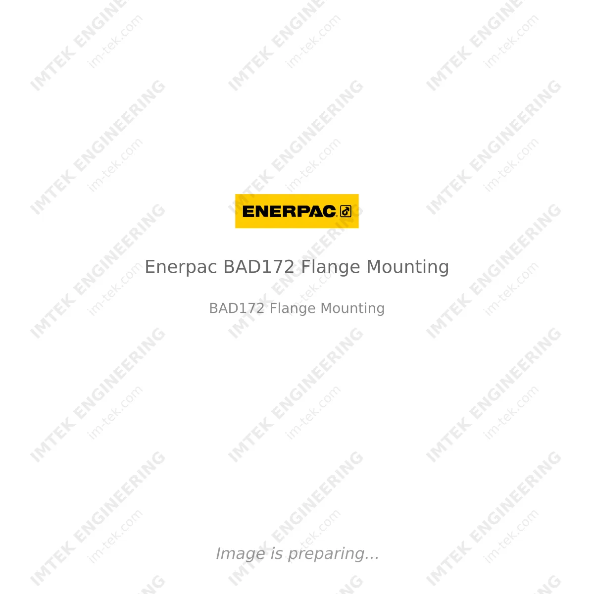 Enerpac Enerpac BAD172 Flange Mounting - BAD172 Flange Mounting