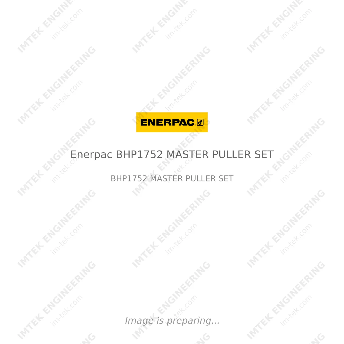 Enerpac Enerpac BHP1752 MASTER PULLER SET - BHP1752 MASTER PULLER SET