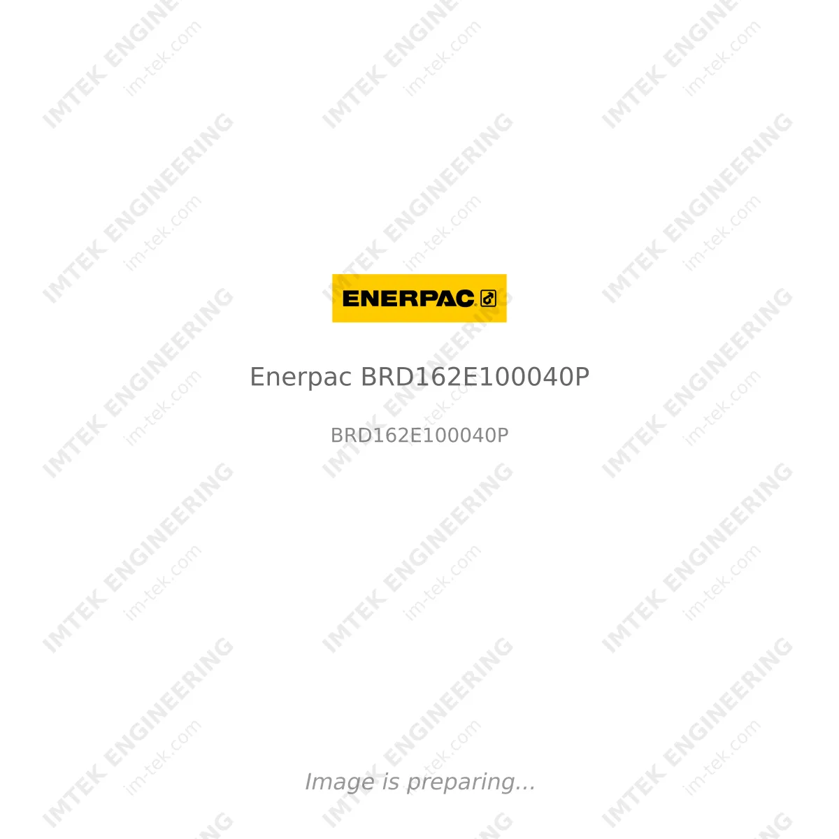 Enerpac Enerpac BRD162E100040P - BRD162E100040P