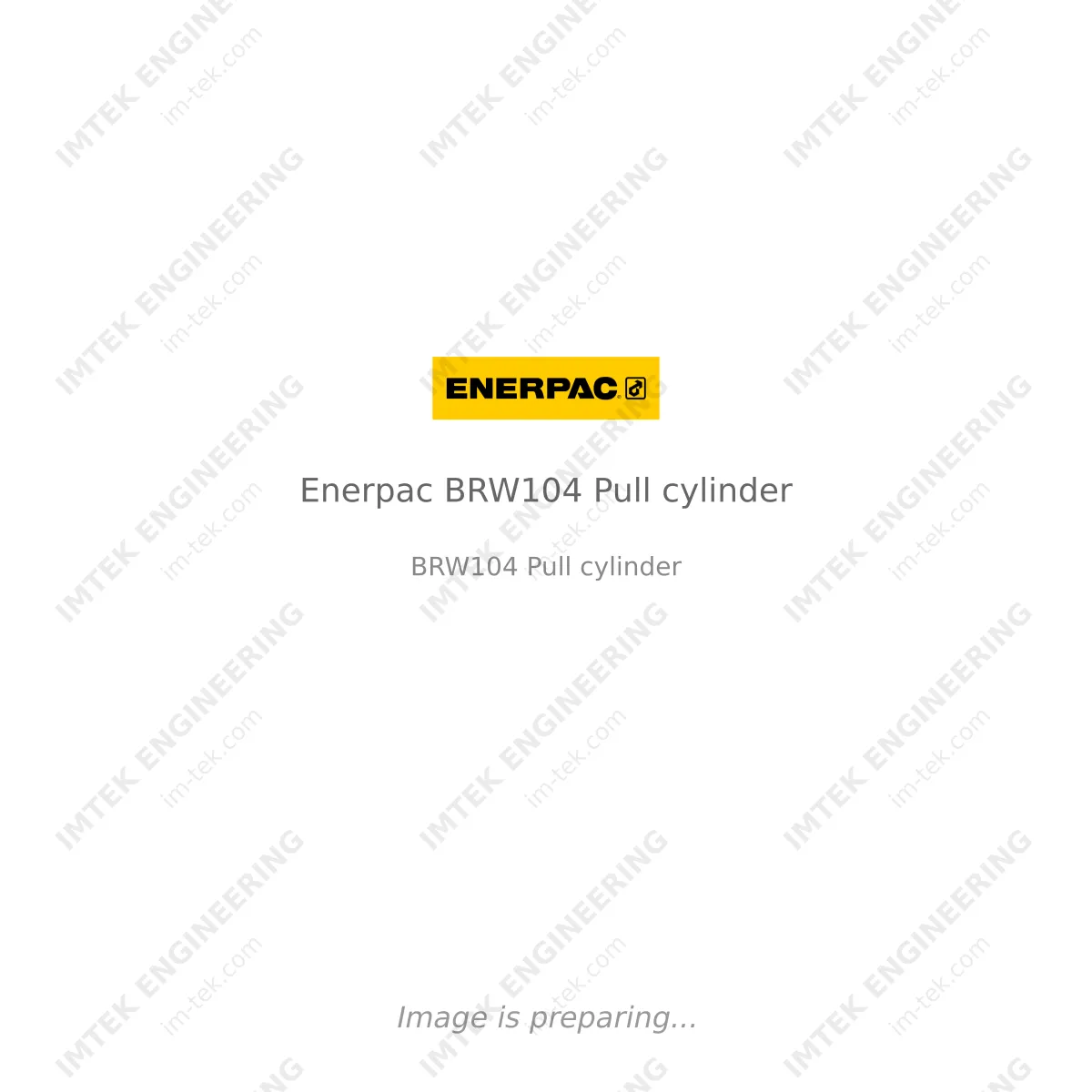 Enerpac Enerpac BRW104 Pull cylinder - BRW104 Pull cylinder