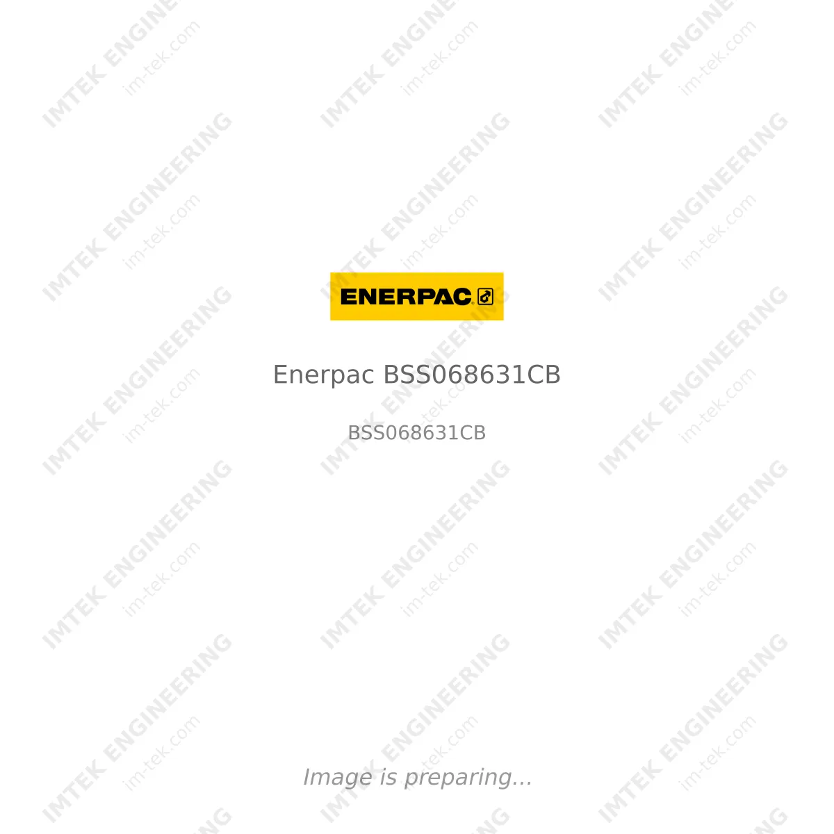 Enerpac Enerpac BSS068631CB - BSS068631CB