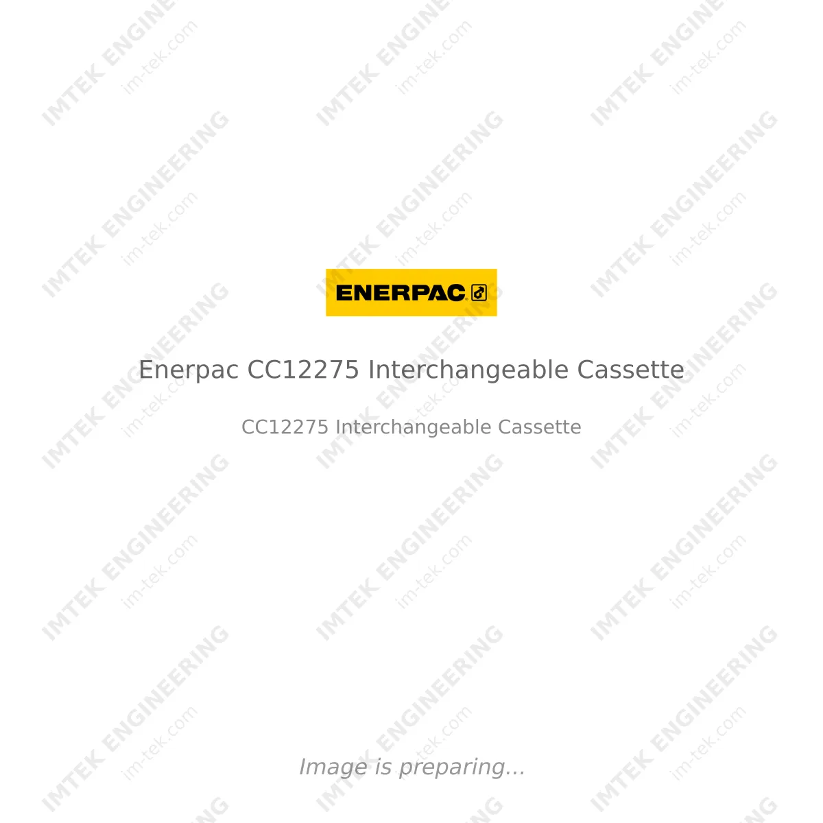 Enerpac Enerpac CC12275 Interchangeable Cassette - CC12275 Interchangeable Cassette
